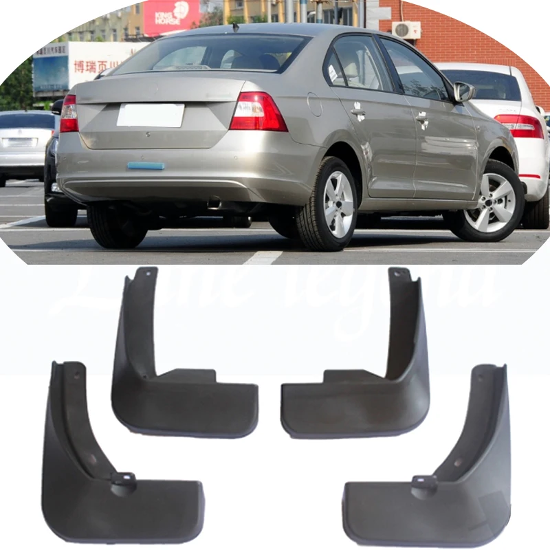 Car Front Rear Mudguards For 2013-2018 Skoda Rapid Mudflaps Accessories Splash Guard Car-styling Fenders