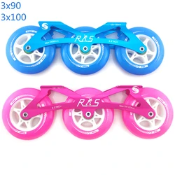 quadro de skate de velocidade quadro de velocidade infantil 3x90 3x100 mm 135-165MM