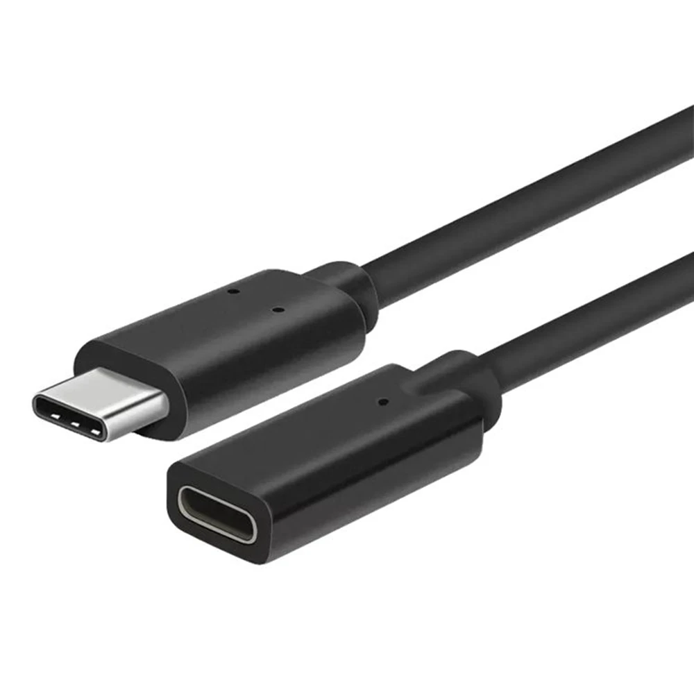 USB3.1 Typ C Stecker auf Buchse Kabel USB-C Data Sync Lade Erweiterung für NEUE Macbook Chromebook 0,2 mt/0,6 mt/1 mt