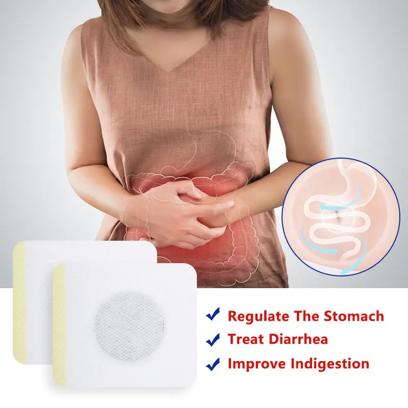 12Pcs/bag Gastrointestinal Dyspepsia Plaster Stomach Pain Relief Patch Gastritis Indigestion Diarrhea Stomach Ache Detox Plaster