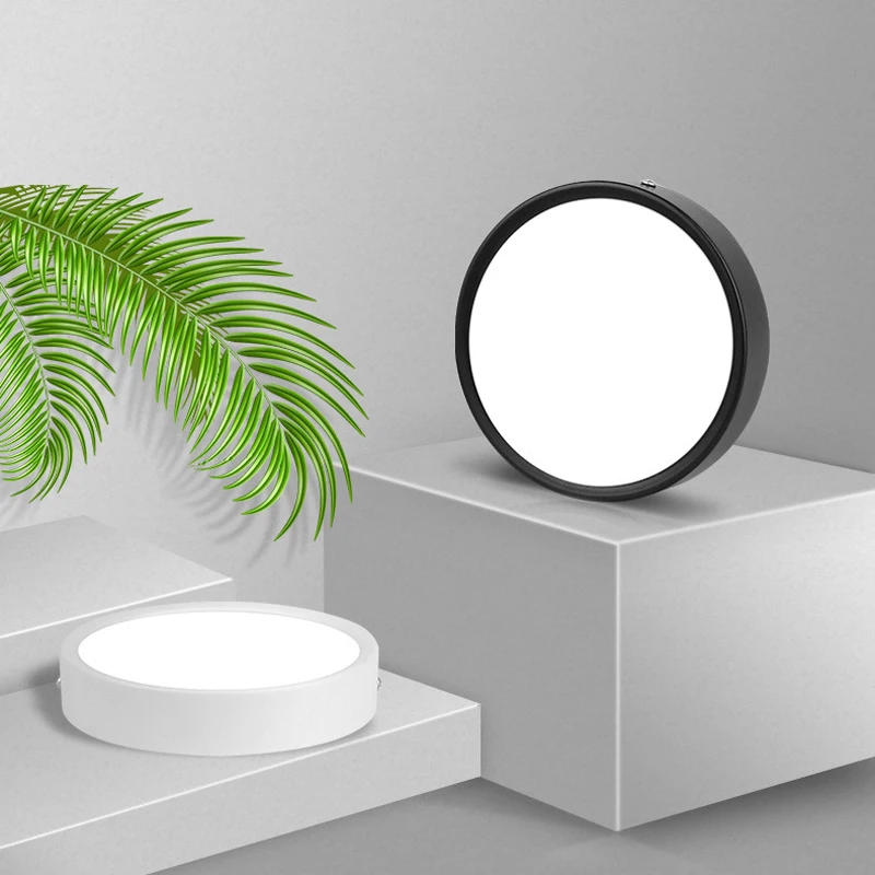 5W 10W 15W Ultra-thin LED Ceiling Light Surface Mounted Downlight for Bedroom Living Room Corridor Staircase Panel Lamp