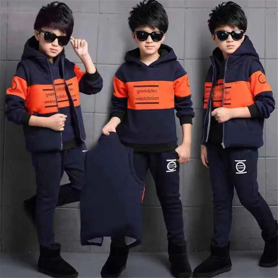 Boys clothes sport suit casual boys clothing 3ps sets 2023 autumn letter two pieces children clothing set kids tracksuit clothes