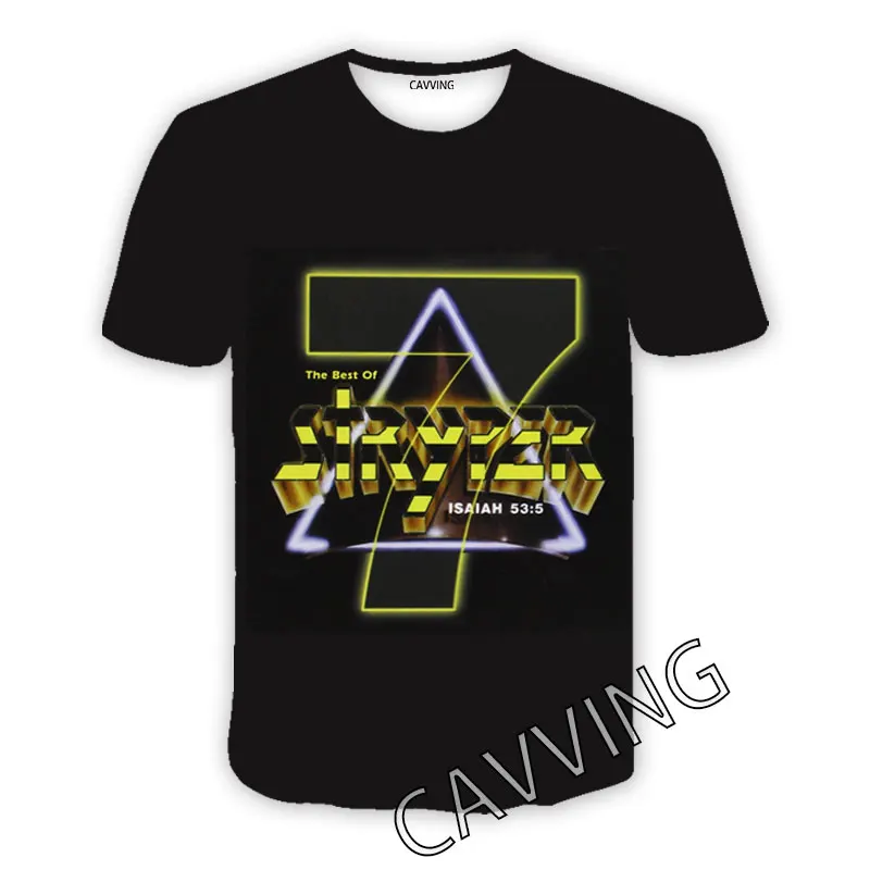 

CAVVING 3D Printed Stryper Rock Casual T-shirts Hip Hop T Shirts Harajuku Styles Tops Clothing for Men/women T01