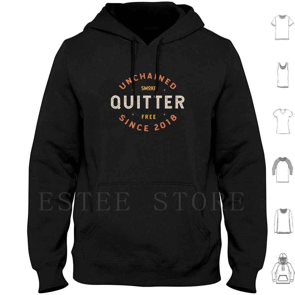 Quit Smoking-Congratulations! Hoodie Long Sleeve Congratulations Quitting Smoking Cigarettes Smoking Quit Smoking No More