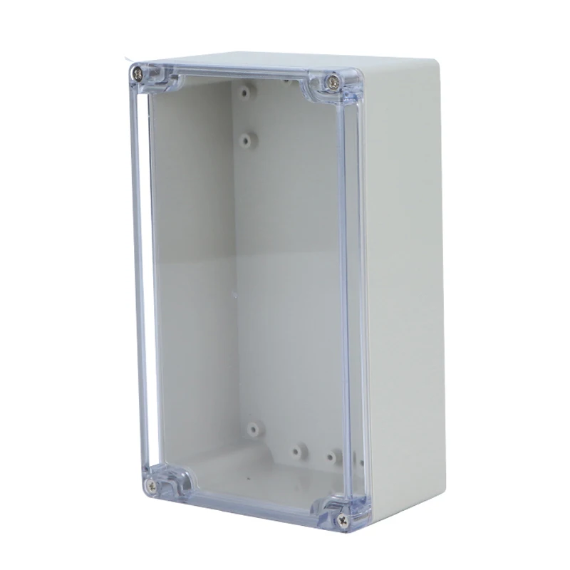 Vislble Wasserdichte Outdoor Gehäuse Transparent Kunststoff Box Elektronische Projekt Fall Instrument Elektrische Box Junction Box