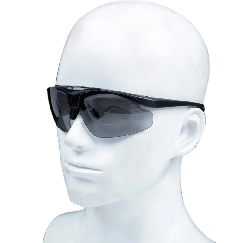 

Tactical Airsoft Goggles PC 3 Lens Shooting Glasses Anti-fog Safety Cycling Hiking Running Sport With Myopia Nearsighted Frame