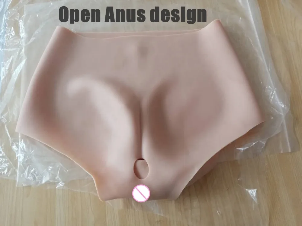 Newest Silicone Realistic Vagina Panties Shemale Crossdresser Pussy Pants Transgender Artificial Sex Fake Underwear Enhancer Hip