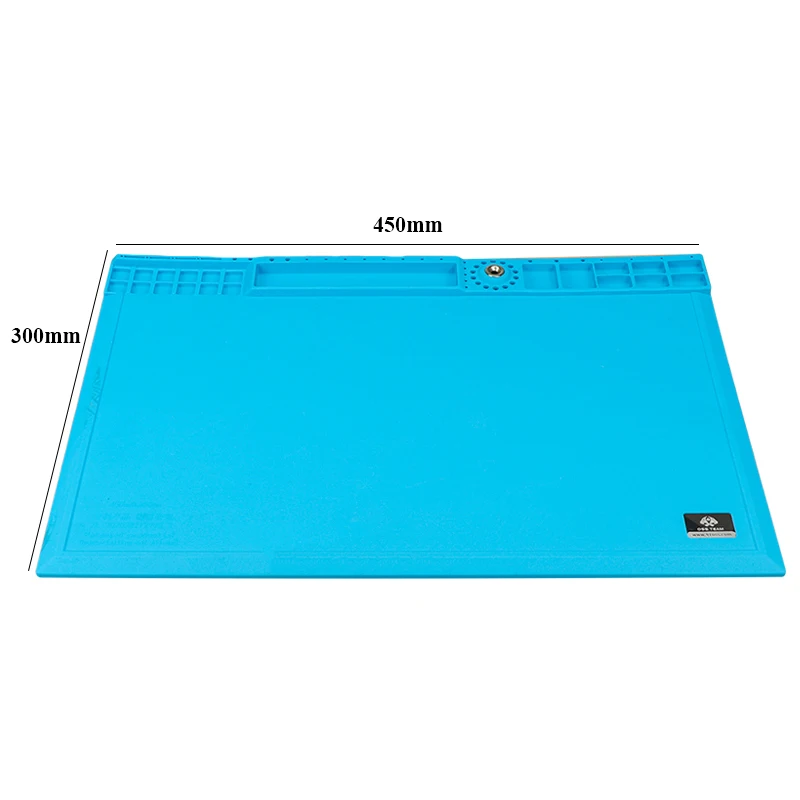 Large Size 45*30cm Heat Insulation Silicone Mat Work Desk Pad Maintenance Platform for BGA Soldering Rework Station