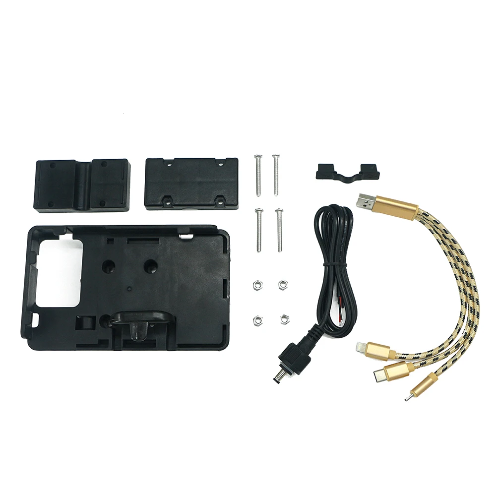 Suporte de telefone para BMW R1250GS Adventure, R1200GS, Adv, GS1200, GS1250, LC, F700GS, F800GS, Suporte Carregador USB