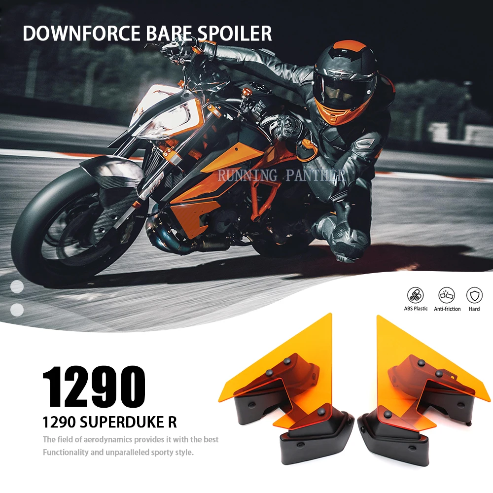 

For 1290 SUPERDUKE R 2020 2021NEW Motorcycle Parts Side Downforce Naked Spoilers Fixed Winglet Fairing Wing Deflectors Pane