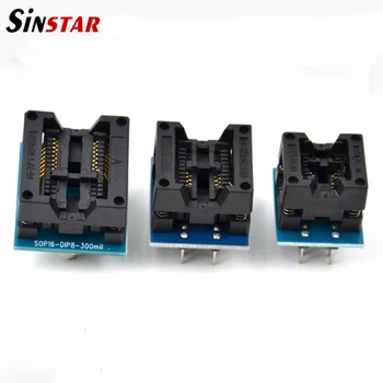 SOP16 ~ DIP8 와이드 바디 시트 와이드 150mil 200mil 209mil 300mil 프로그래머 SOP8 어댑터 소켓 EZP2010 EZP2013 EZP2019 IC 테스트 