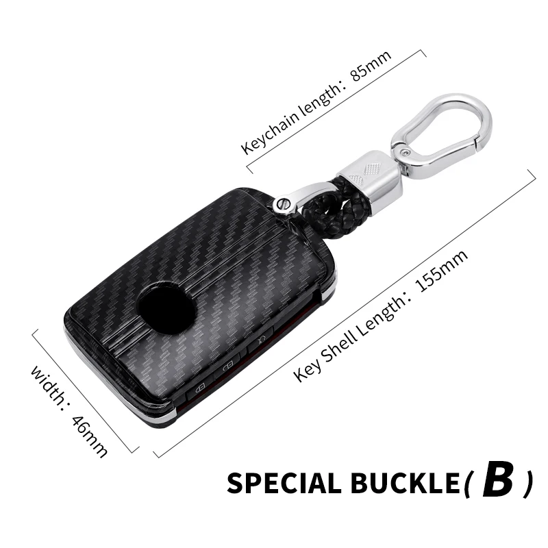 New ABS Carbon Fiber Car Key Cover Case For Mazda 3 Alexa CX-30 CX30 CX5 CX 5 CX-5 CX8 CX9 CX4 2019 2020 Auto Accessories
