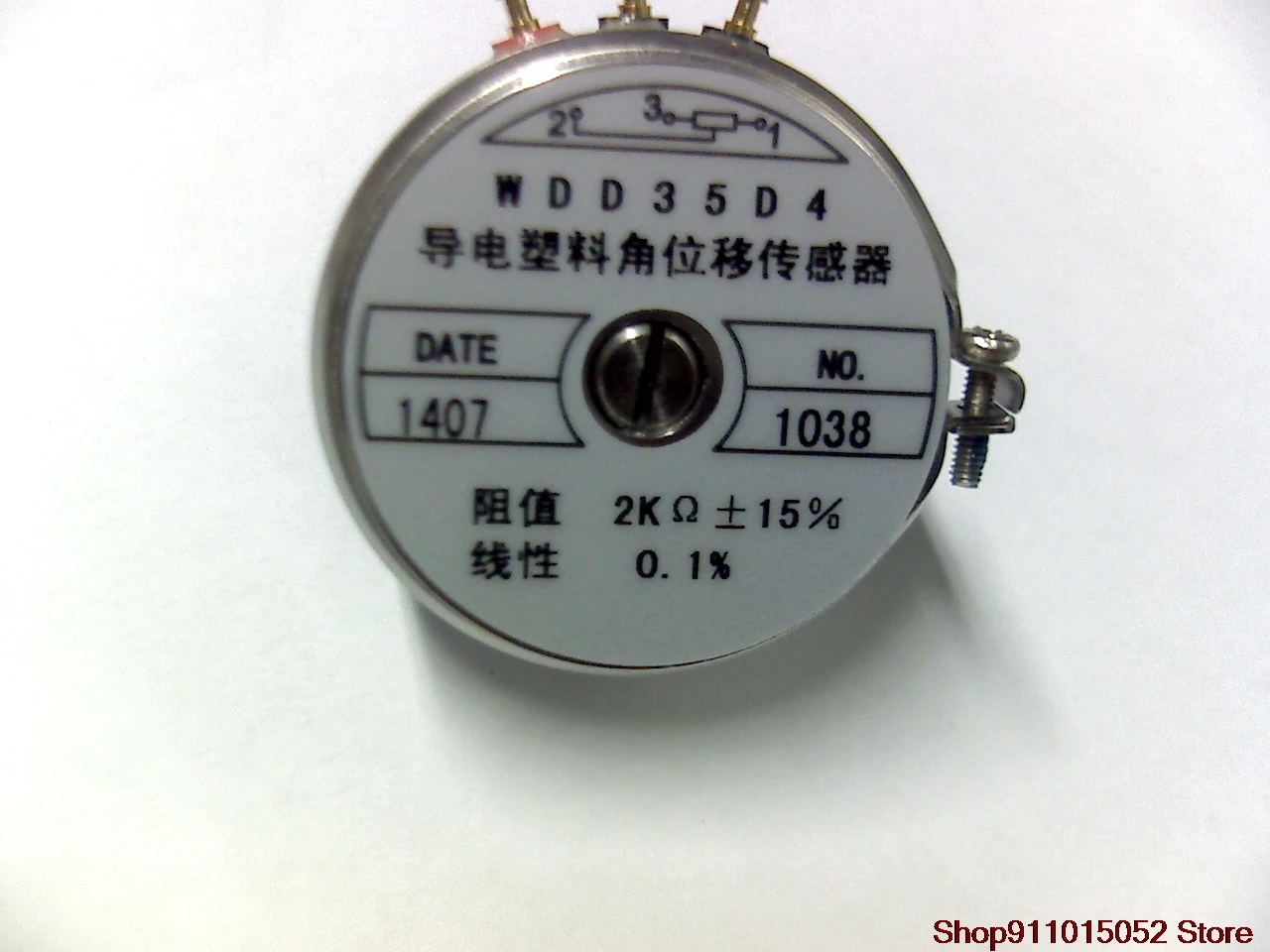 Conductive plastic Angle sensor displacement sensor WDD35D - 410 k 0.1% accuracy