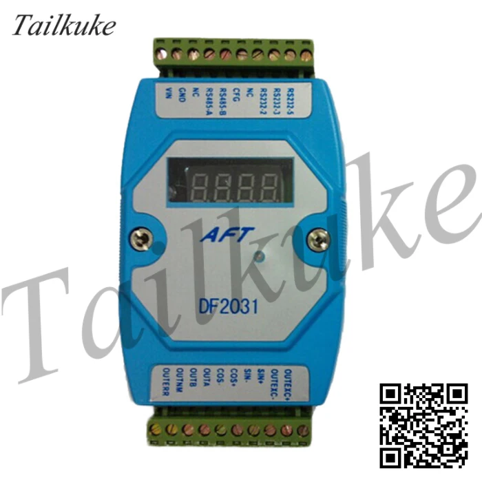 Imagem -02 - Resolver Decodificador Placa de Resolução Ângulo Display Servo Motor Zero Medidor Df2031