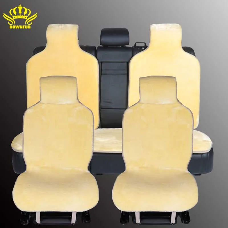 hot sale avtomobilnvy covers universal size faux fur stoles for lada  Car seat Covers Seat accessories black color