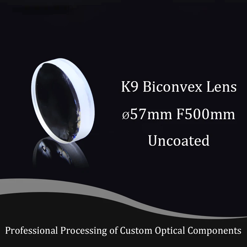 K9 Optical glued Lens Cemented lenes Focal Length 500mm Diameter 57mm, Achromatic lens High Quality