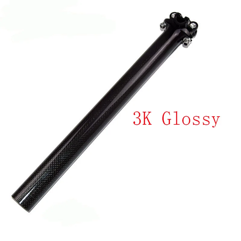 Carbon MTB bike seatpost 27.2/30.8/31.6*350/400mm carbon fiber bicycle seatpost carbon fiber and alloy bike seatpost