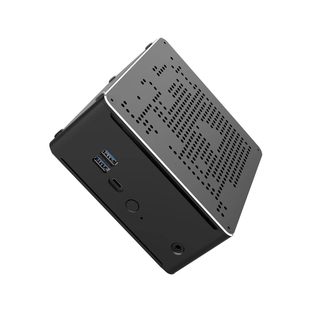 Topton OEM ODM service mini pc inte i7 8750H Computer Laptop 2*DDR4 2*M.2 NVMe Win10 Pro 4K HTPC HD-MI Mini DP