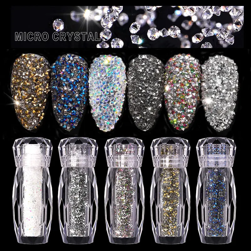 Symfonie Glitter Caviar Nails Rhinestones Fairy Micro Crystal Kralen 3D Nail Art Accessoires Diy Pixie Ontwerp Manicure Decoratie