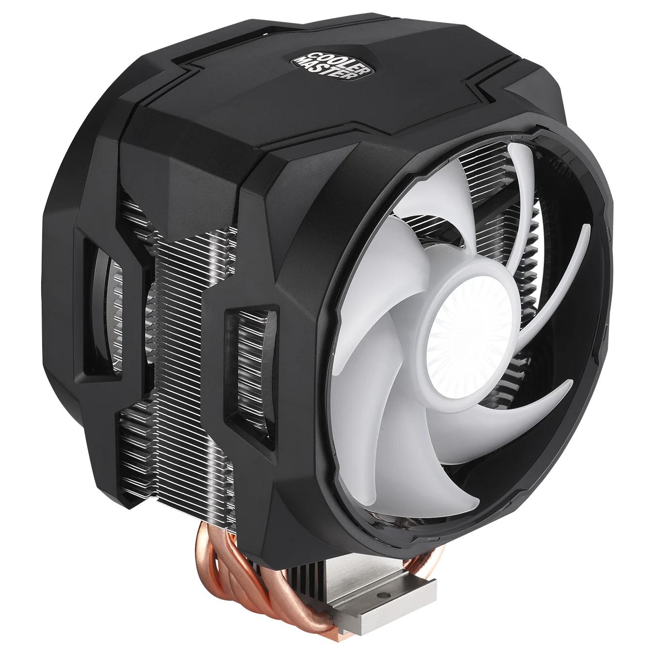 Coolermaster-cpu cooler t610p, 6 heat pipe, dual 12cm, ventilador argb com controlador, adequado para intel 115x2011, 2066, amd am4, am3