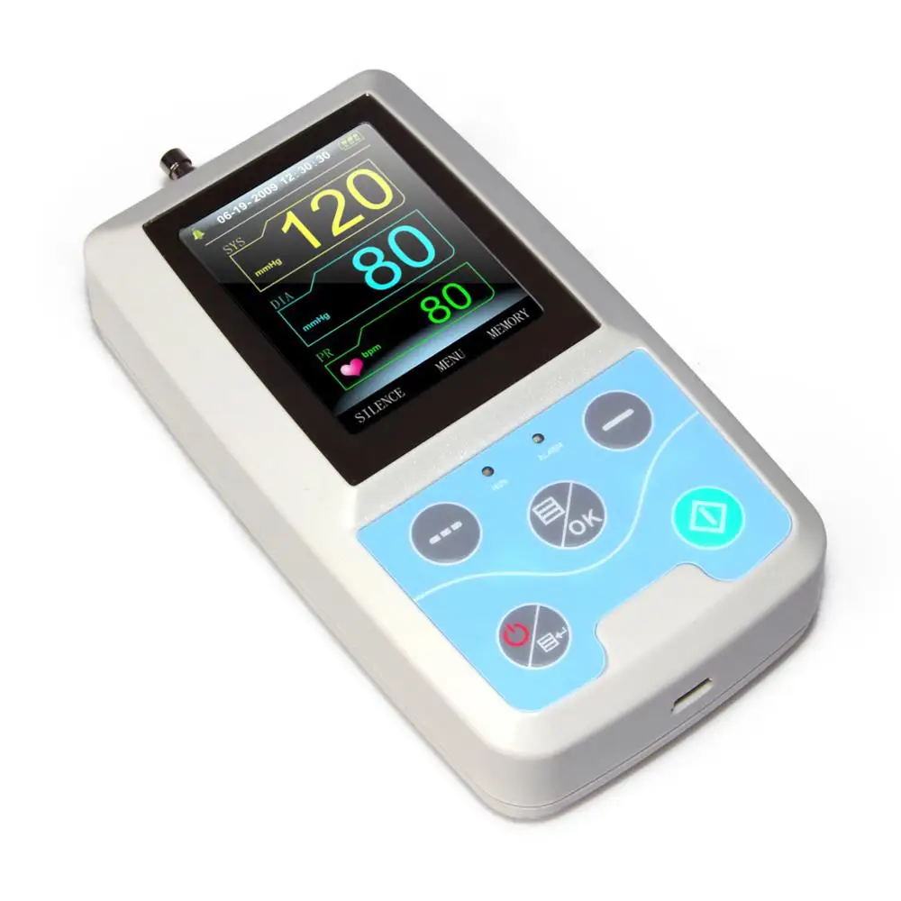 FDA CONTEC PM50 Portable Vital Signs Patient Monitor NIBP/SpO2/Pr,PC Software