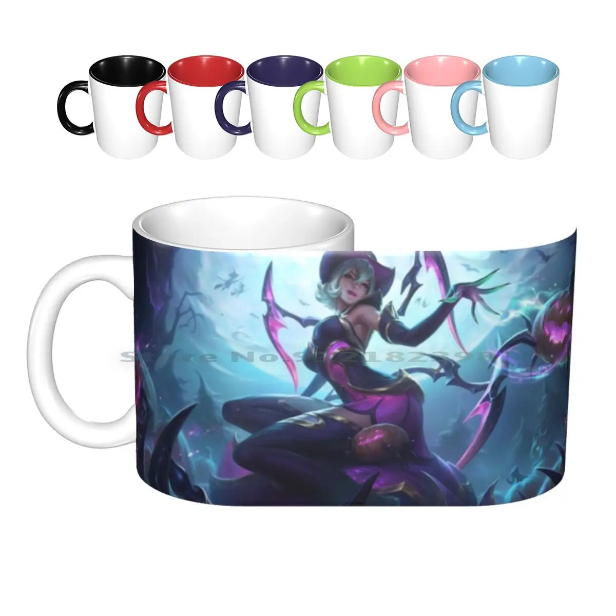 Bewitching Elise High Definition Splash-Ceramic Mugs Coffee Cups Milk Tea Mug Splash Splash Splash Art Creative Trending