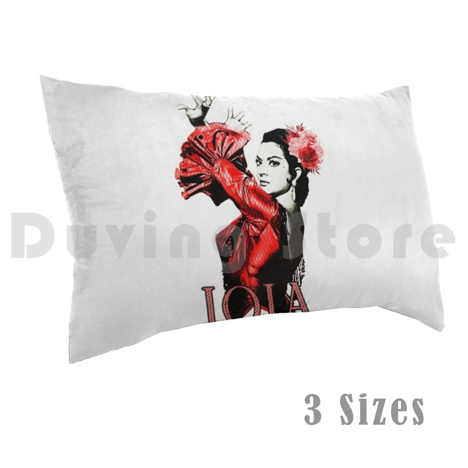 Lola Flores vestido rojo funda de almohada DIY 50*70 Lola Flores Couplet flamenco España caña española típica español el