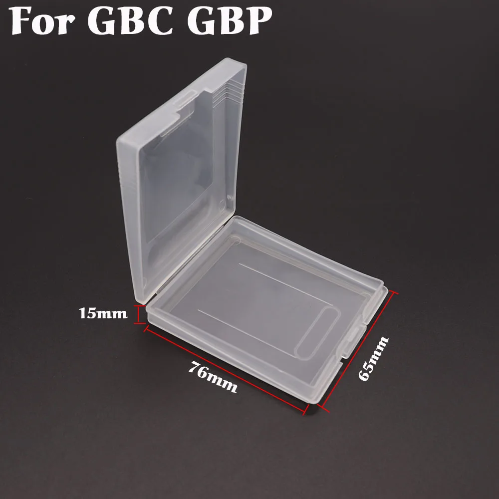

5pcs/lot White Plastic Game Card Cartridge Cases Boxes For Game Boy GBC Accessories 7.2cmX6.5cm
