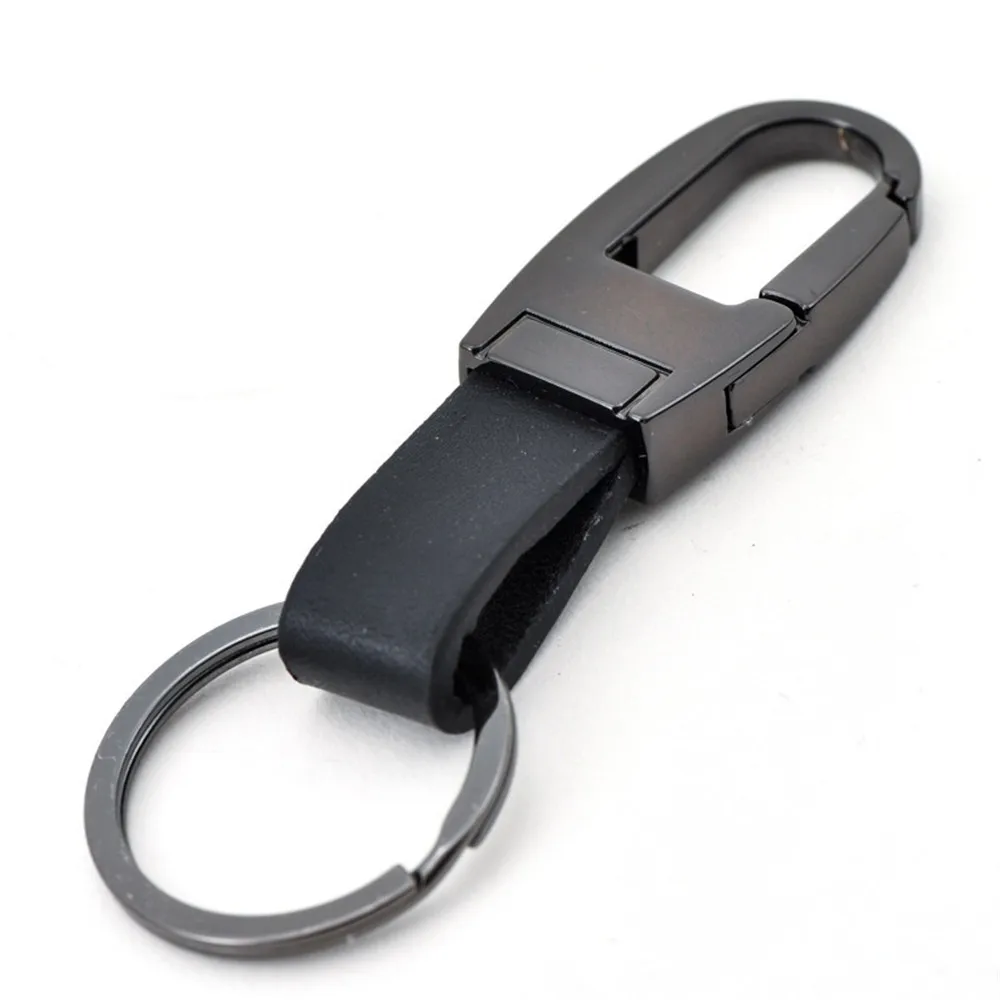 Fashion Leather key Chain New Men Women Metal Waist Hanging KeyChain Best Gift Key Ring jewelry