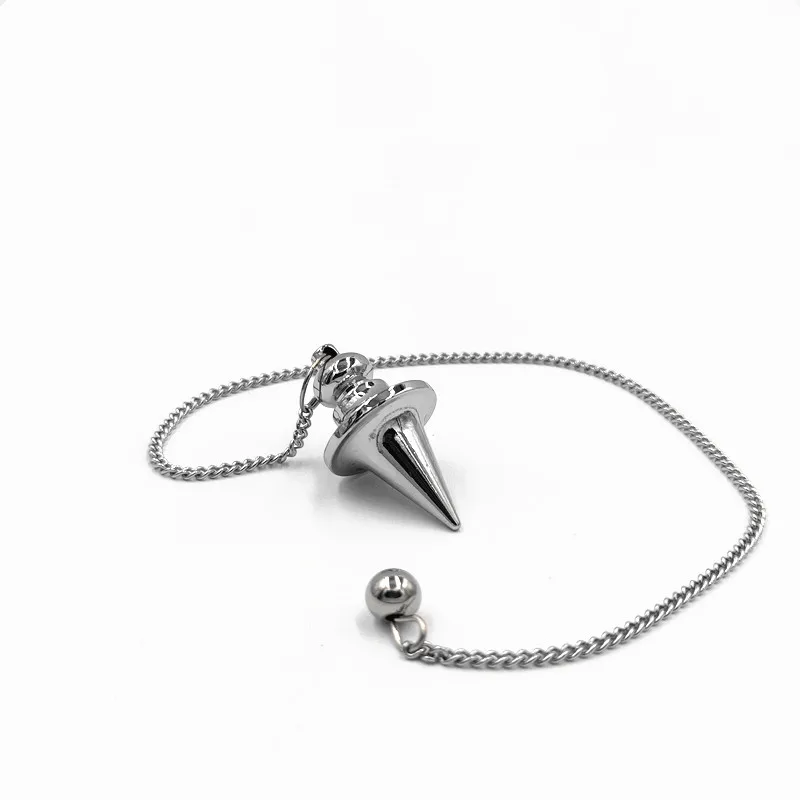 سونغلونغ البندول شفاء الهرم الروحي الريكي البندول ل إسقاط النحاس Meatl دلايات قلادة شقرا تميمة