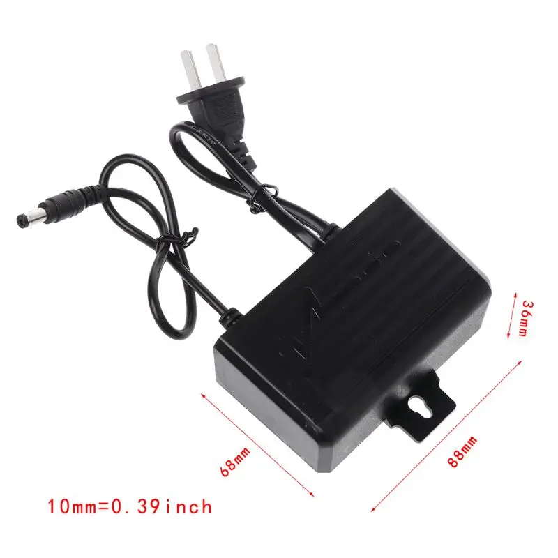 ESCAM Power Supply AC DC Charger Adapter 12V 2A EU US Plug Waterproof Outdoor for Monitor CCTV CCD Security Camera