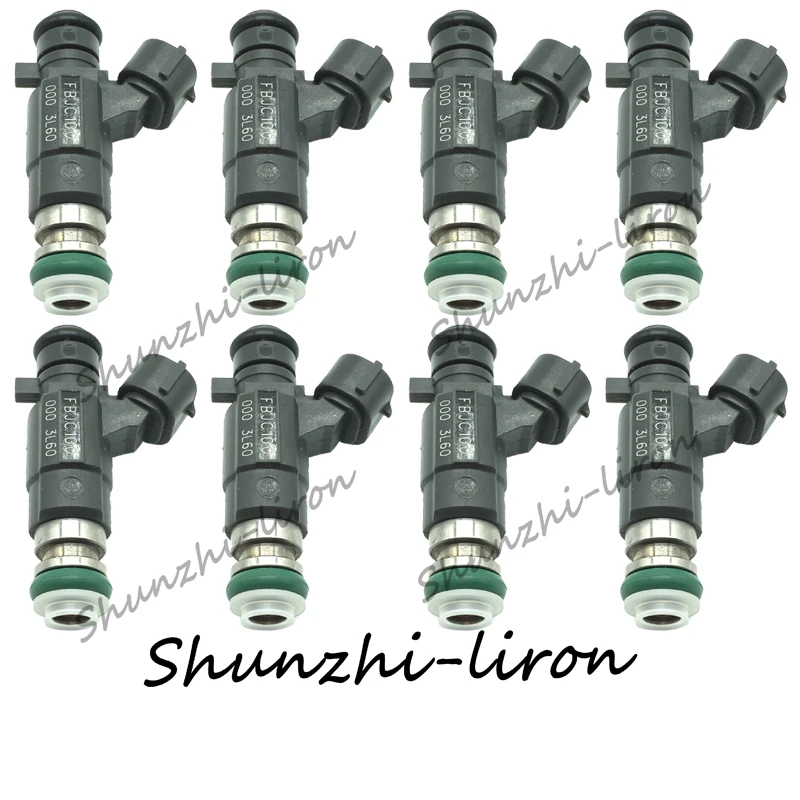 8pcs Fuel injector Nozzle for Nissan for In-finity 2.0 3.0 3.5 V6 Engine OEM 16600-5L700 FBJC100