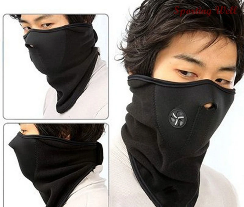 3-in-1 Warm Winter Ski Hat Bicycle Face Mask Cap Fleece Mask Cycling Motorcycle Sports Snowboard Bike Face Mask Scarf