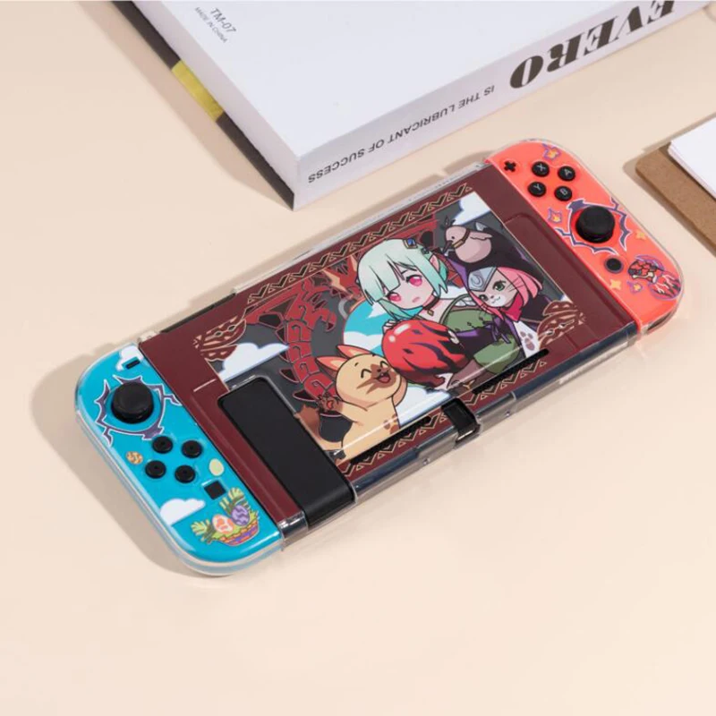 Transparent Soft TPU Skin Cover Back Protective Case for Nintendo Switch NS Joy-Con Controller Crystal Housing Shell Protector