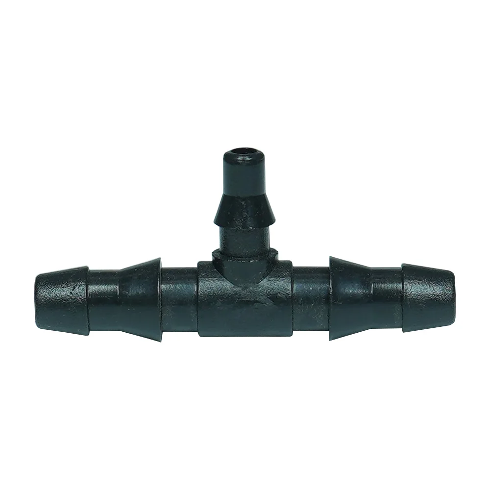 4/7mm To 3/5mm Reduced Tee Barbed Connector Garden Drip Irrigation 1/4'' 1/8'' Reducing Coupling Joint Adapter For Micro Hose