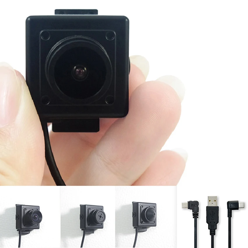 USB Type C Adapter OTG Surveillance Camera Body Worn Android Laptop Mobile Webcan With Microphone Webcam UVC CAM 1080P