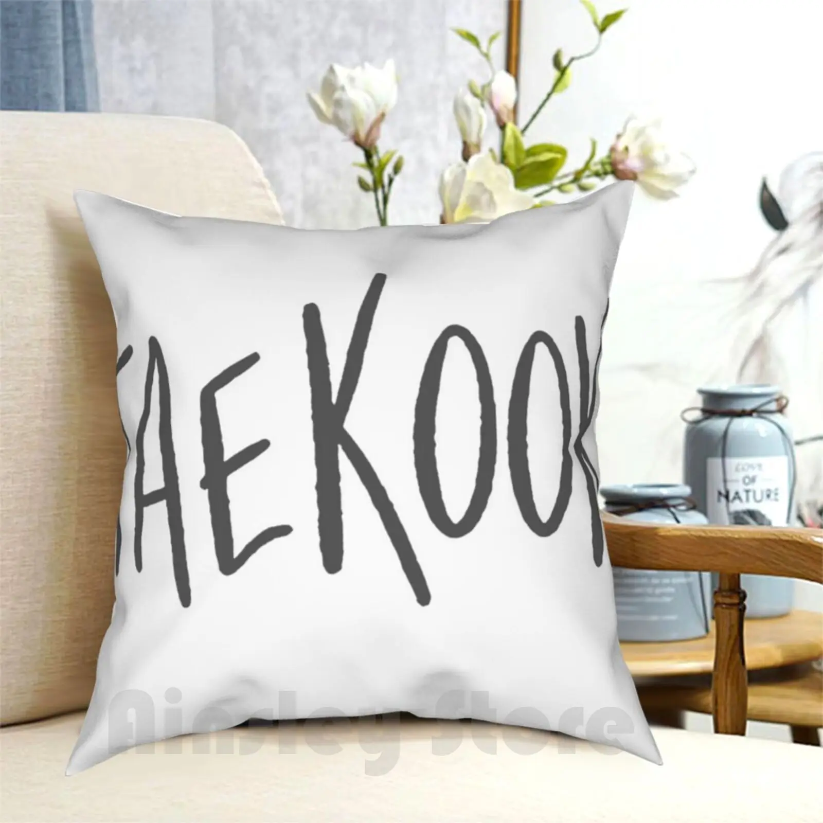 Taekook Gray Pillow Case Printed Home Soft Throw Pillow B A P Ikon Got7 Winner Vixx Twice Korean Pop Music Lover Nct