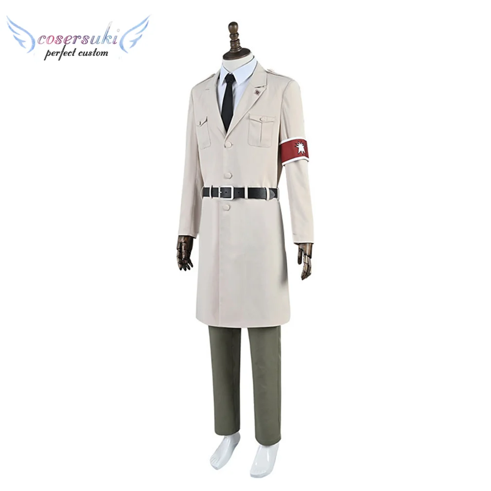 The Final Season Reiner Braun Malay Officers Uniform Cosplay Carnaval Costume Halloween Christmas Costume