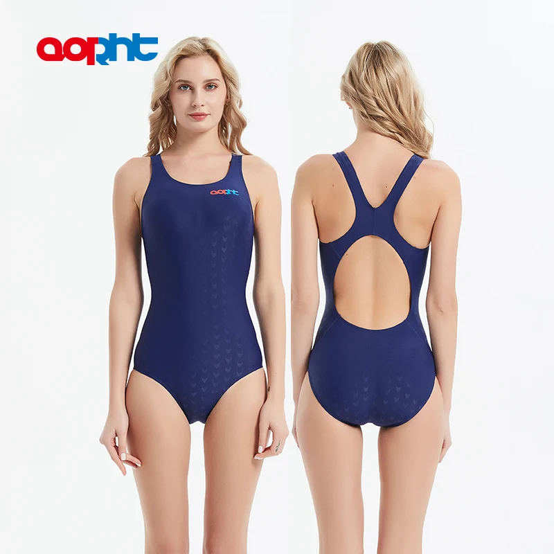 Traje de baño de entrenamiento profesional de una pieza para mujer, Monokini femenino para deportes acuáticos, competición de carreras, traje de