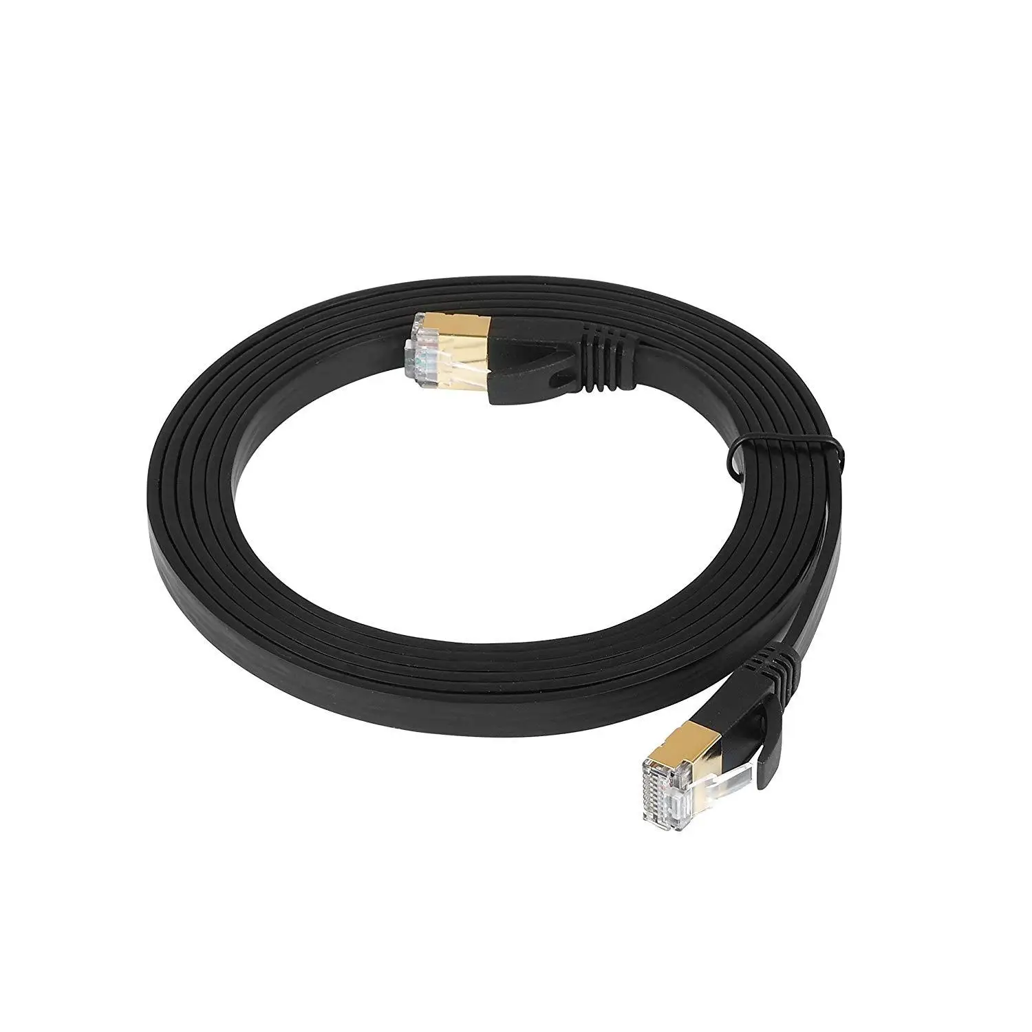 Cat7 RJ45 Flat Ethernet High Speed Lan Cable Cat7 RJ45 Ethernet Network 8P8C Short Cable 0.2m 0.5m 1m 3m 5m For Router PC Laptop