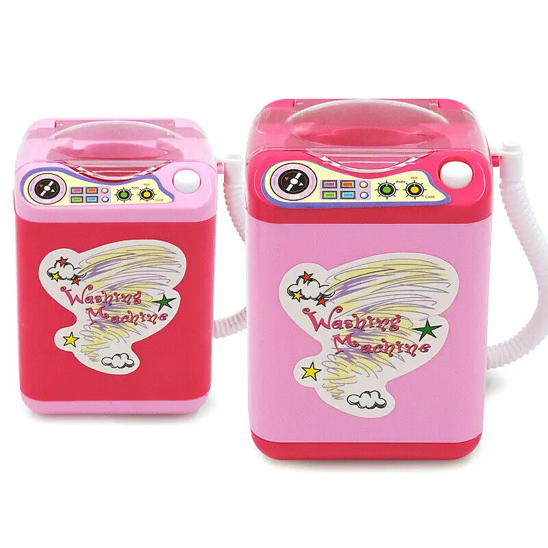 Mini Electric Washing Machine Toys Makeup Brush Cleaner Device Automatic Beauty Sponge Brushes Washer Tool