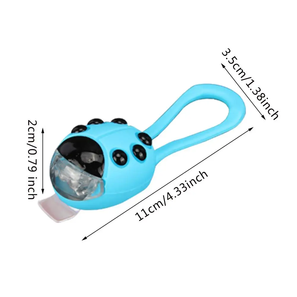 Bike Headlight Universal Children Bicycle Cute Ladybug Shape Front Lamp Stroller Scooter Ultralight Flashlight Head Lamps