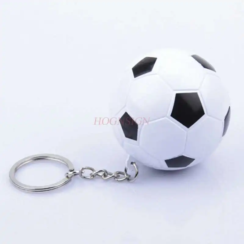 Personalized football shape ballpoint pen retractable blue 0.5mm refill ballpoint pen carry keychain pen