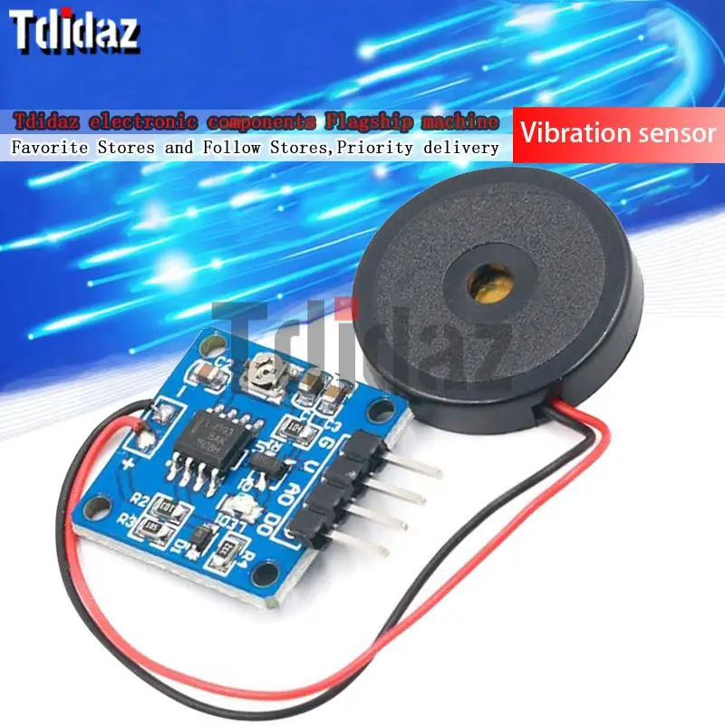 توصية وتحليل لوحدة مستشعر الاهتزاز (Petaray) من AliExpress