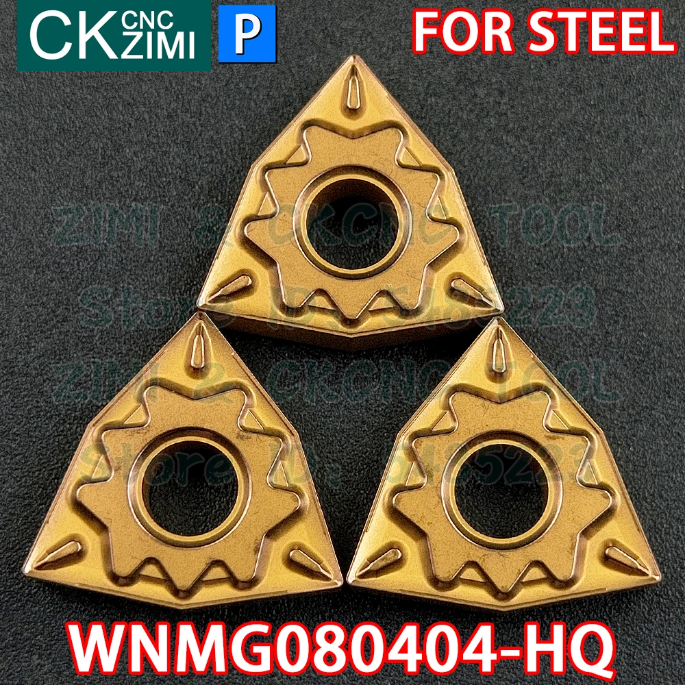 WNMG080404-HQ WNMG 080404 HQ carbide insert External turning inserts tool CNC mechanical Metal lathe wood Cutting tool for steel