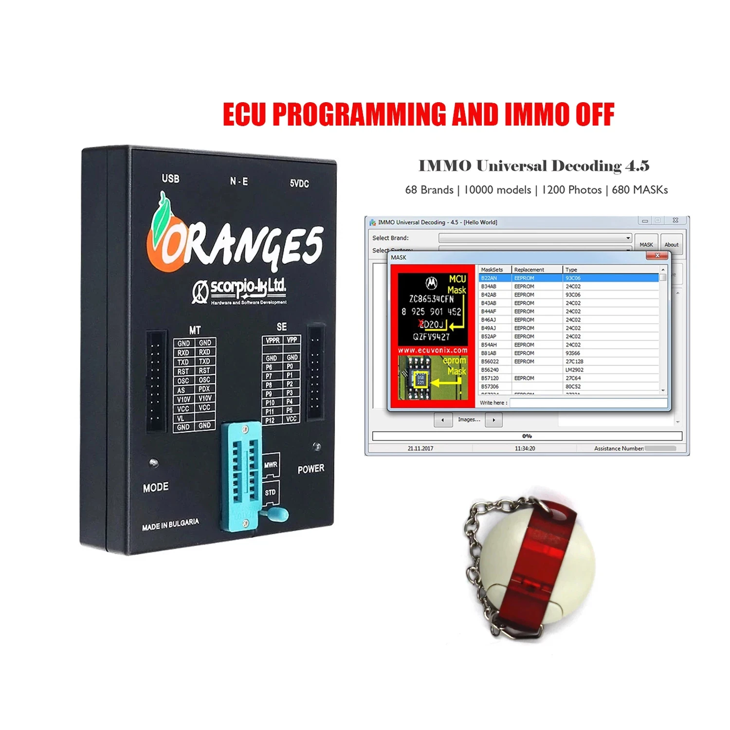 Variant: orange5 and immo