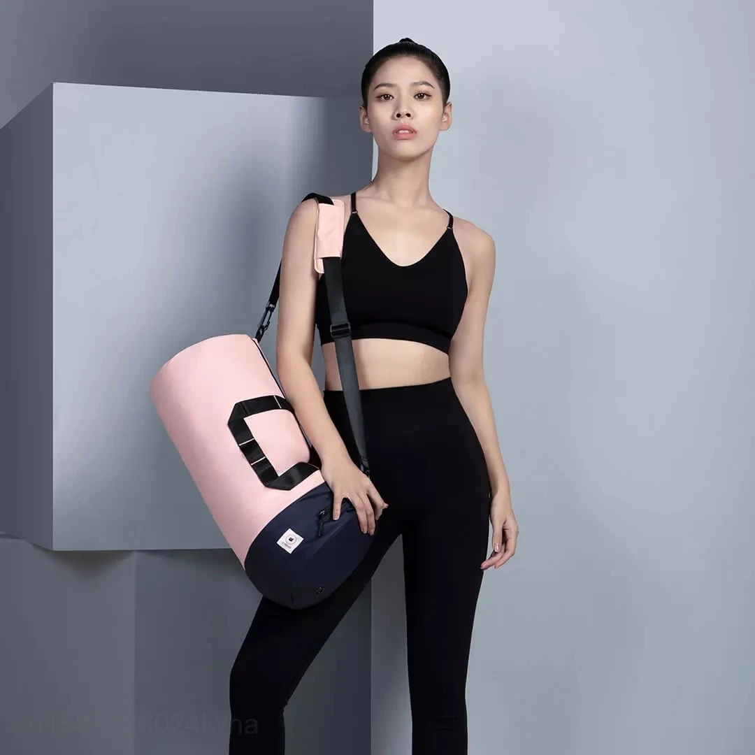 Youpin الرياضة حقيبة اللياقة الجافة الرطب فصل متعددة الوظائف اليوغا رياضة السفر حقيبة سعة كبيرة الرجال حقائب الجيم للتدريب