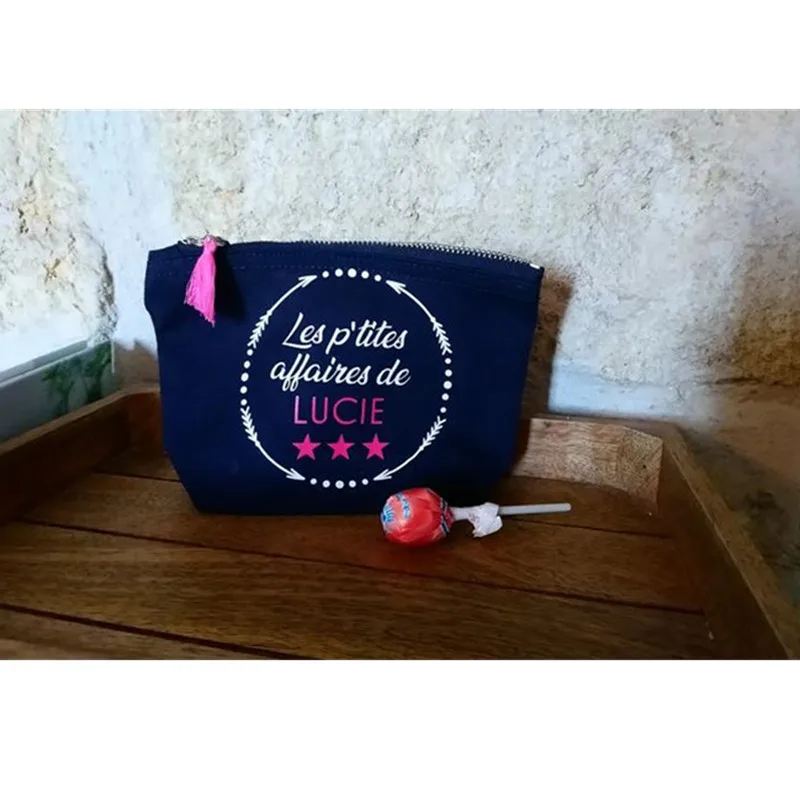 custom Makeup Bag with your text, bride hangovers kit bags, cosmetic bag with Tassel, mistress make up bag,bridesmaid favor Gift