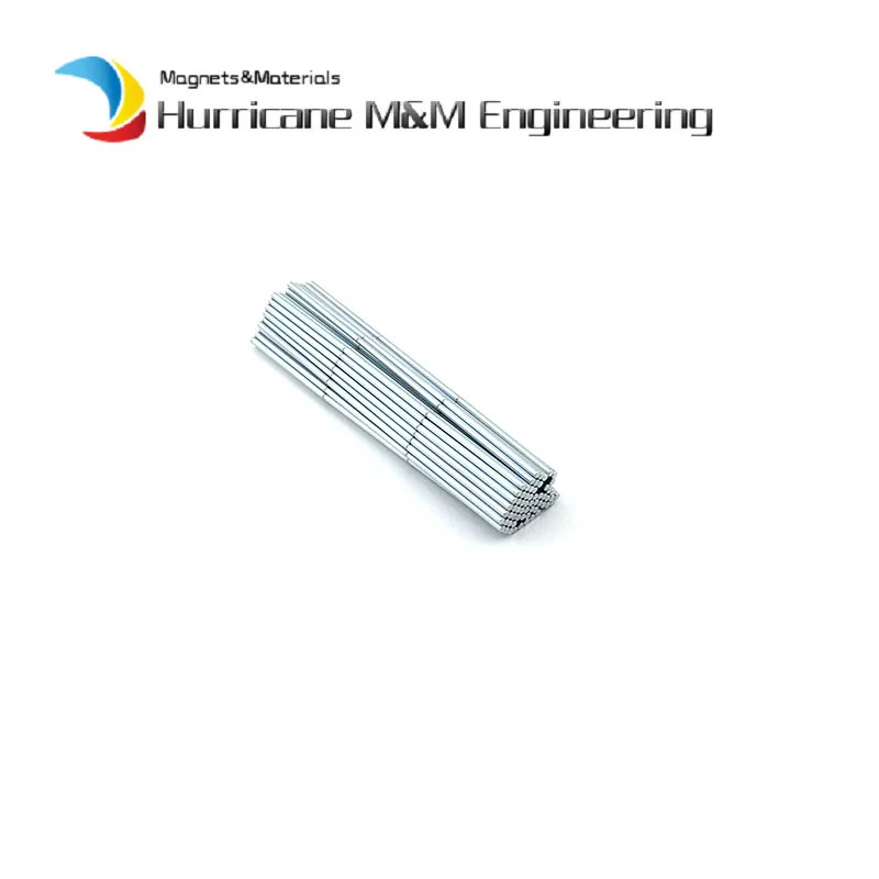เรียวแม่เหล็ก Dia.1-10Mm Slit Presser ทรงกระบอกแม่เหล็ก Precision Magnetic Rod Magnetics 50Pcs