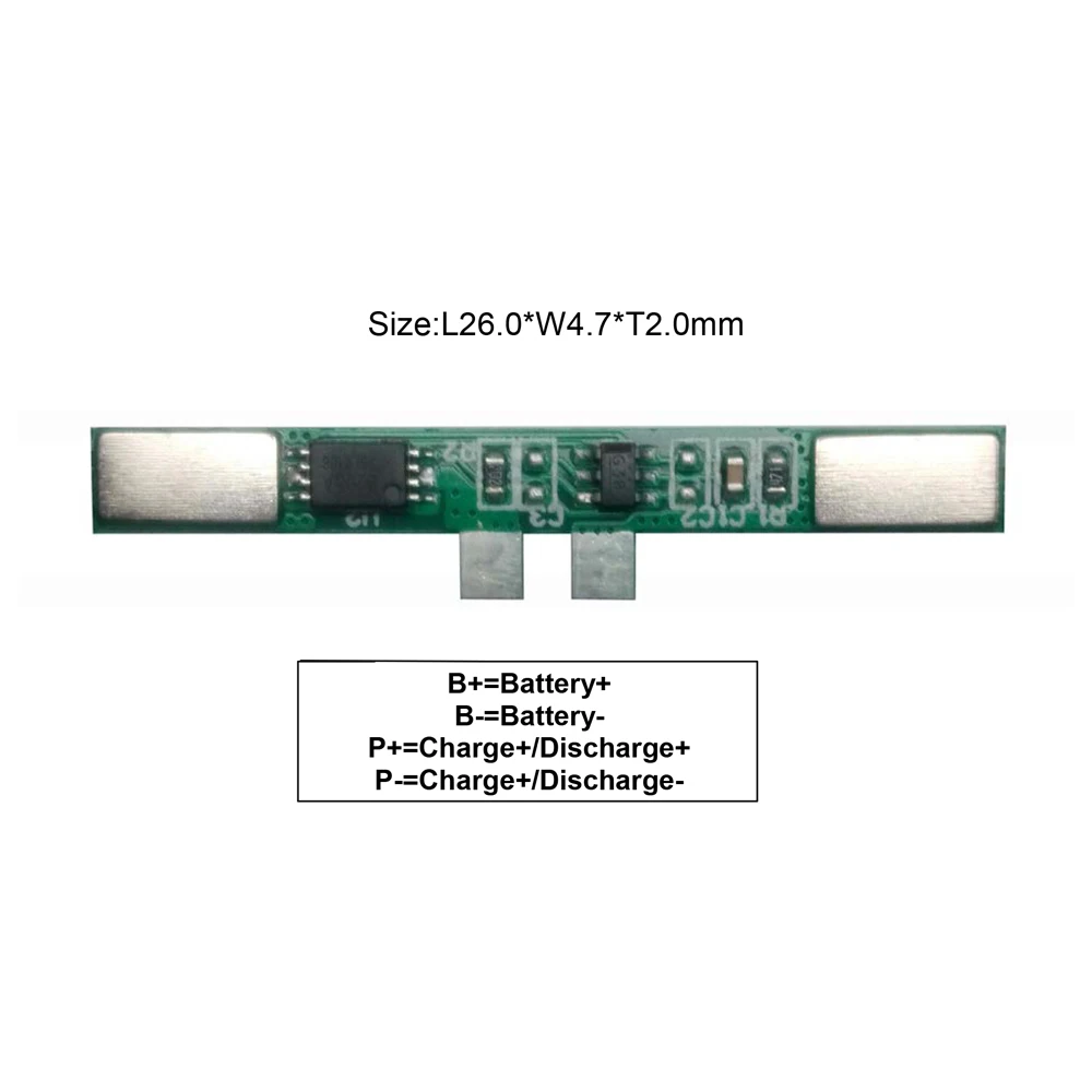 AY-3115V1.2 (1S) Customized PCM BMS Protection Circuit Module for Li-ion Li-polymer Battery Pack